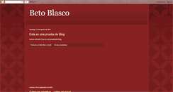 Desktop Screenshot of betoblasco.blogspot.com