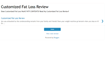 Tablet Screenshot of customized-fat-loss-reviewed.blogspot.com
