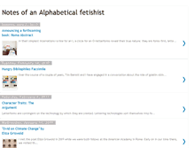 Tablet Screenshot of alphabetishist.blogspot.com
