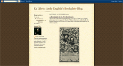 Desktop Screenshot of bookplates.blogspot.com