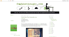 Desktop Screenshot of foodshethought.blogspot.com