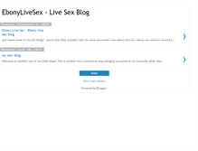 Tablet Screenshot of ebonylivesex.blogspot.com