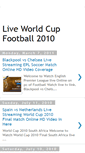 Mobile Screenshot of liveworldcupfootball2010.blogspot.com