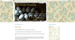 Desktop Screenshot of girlgonegranola.blogspot.com