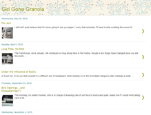 Tablet Screenshot of girlgonegranola.blogspot.com