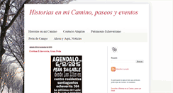 Desktop Screenshot of historiasenmicaminopaseos.blogspot.com