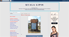 Desktop Screenshot of kuala-lipis-pahang.blogspot.com