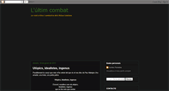 Desktop Screenshot of lultimcombat.blogspot.com