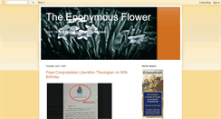 Desktop Screenshot of eponymousflower.blogspot.com