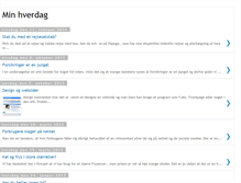 Tablet Screenshot of min-hverdag-2.blogspot.com