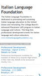 Mobile Screenshot of italianlanguagefoundation.blogspot.com