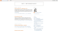 Desktop Screenshot of iktimusikkfaget.blogspot.com