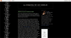 Desktop Screenshot of esquinadelconejo.blogspot.com