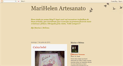 Desktop Screenshot of marihelenartesanato.blogspot.com