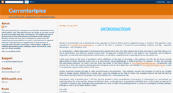 Desktop Screenshot of currentartpics.blogspot.com
