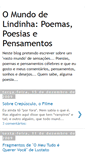Mobile Screenshot of lindinhapoesias.blogspot.com
