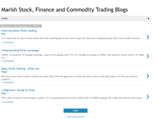 Tablet Screenshot of marishfinance.blogspot.com