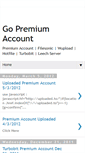 Mobile Screenshot of gopremiumaccount.blogspot.com