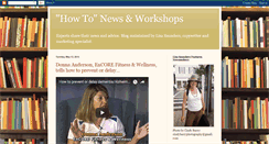 Desktop Screenshot of howtoworkshops.blogspot.com