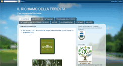 Desktop Screenshot of forestarichiamo.blogspot.com