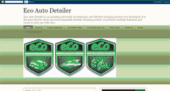 Desktop Screenshot of ecoautodetailer.blogspot.com