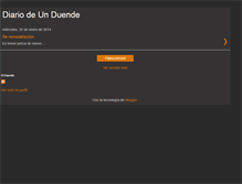 Tablet Screenshot of diarioelduende.blogspot.com