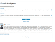Tablet Screenshot of francismadojemu.blogspot.com