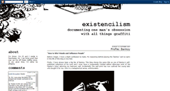 Desktop Screenshot of existencilism.blogspot.com