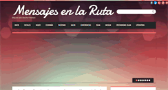Desktop Screenshot of mensajesenlaruta.blogspot.com