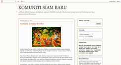 Desktop Screenshot of komunitisiambaru.blogspot.com