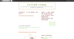 Desktop Screenshot of mudarparaverde.blogspot.com