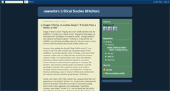 Desktop Screenshot of jeanettecriticalstudies.blogspot.com