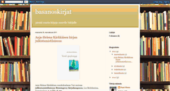 Desktop Screenshot of basanoskustannus.blogspot.com