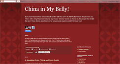 Desktop Screenshot of chinainmybelly.blogspot.com