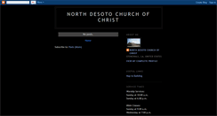 Desktop Screenshot of ndchurchofchrist.blogspot.com