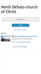Mobile Screenshot of ndchurchofchrist.blogspot.com