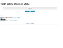 Tablet Screenshot of ndchurchofchrist.blogspot.com