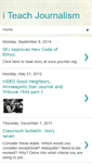 Mobile Screenshot of iteachjournalism.blogspot.com