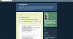 Desktop Screenshot of healmylife.blogspot.com