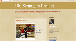 Desktop Screenshot of 100-strangers.blogspot.com