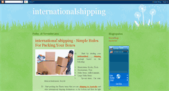 Desktop Screenshot of internationalshipping12.blogspot.com