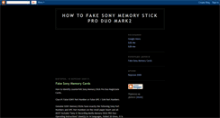 Desktop Screenshot of fakesonyduozw.blogspot.com