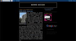 Desktop Screenshot of berrodesign.blogspot.com