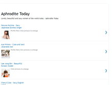 Tablet Screenshot of aphroditetoday.blogspot.com