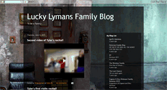 Desktop Screenshot of luckylymansfamilyblog.blogspot.com