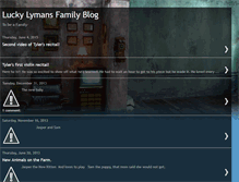 Tablet Screenshot of luckylymansfamilyblog.blogspot.com