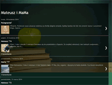 Tablet Screenshot of mamaimateusz.blogspot.com