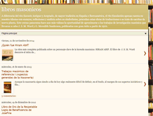 Tablet Screenshot of masoneriaenlibros.blogspot.com