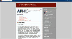 Desktop Screenshot of jewishrecipes-org.blogspot.com