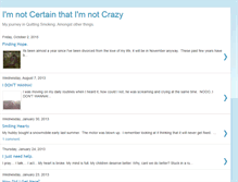 Tablet Screenshot of imnotcertainthatimnotcrazy.blogspot.com